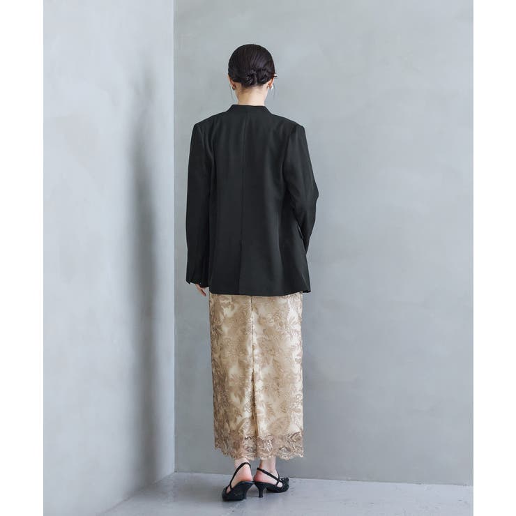 niana ニアナ ミニマルカラーレスジャケット | Fashion Letter | 詳細画像5 