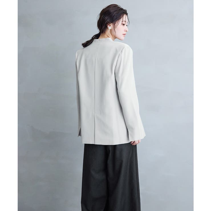 niana ニアナ ミニマルカラーレスジャケット | Fashion Letter | 詳細画像12 