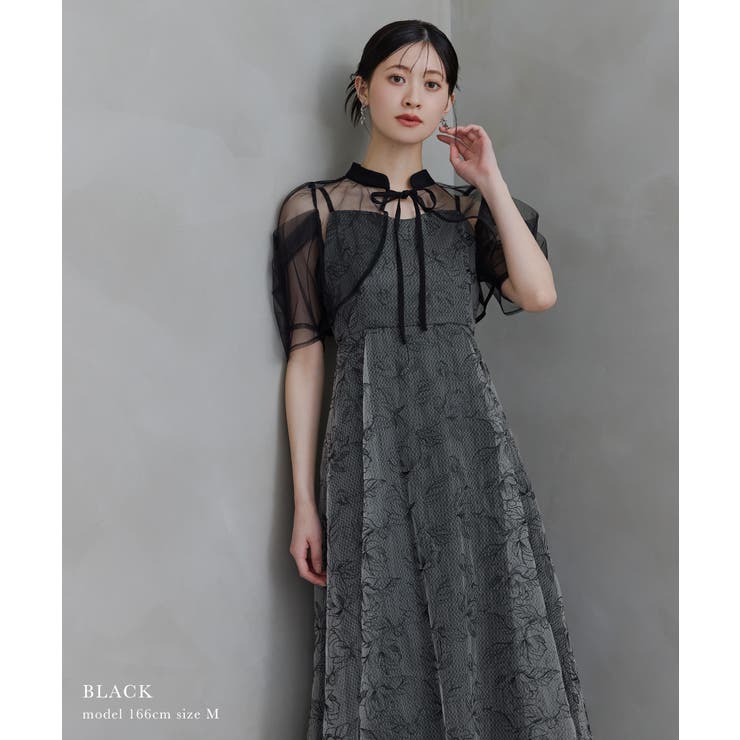 niana ニアナ タックスリーブボレロセットドレス | Fashion Letter | 詳細画像8 
