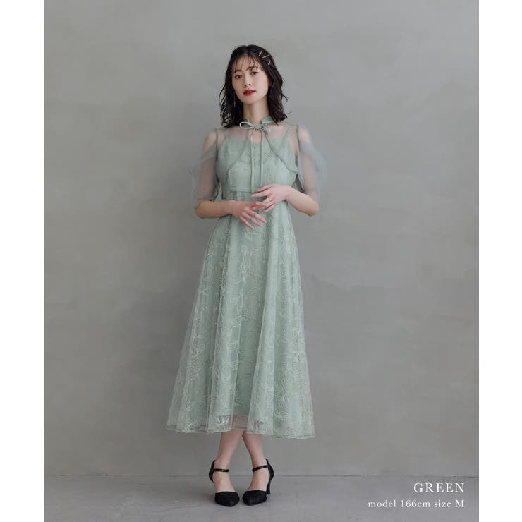 niana ニアナ タックスリーブボレロセットドレス | Fashion Letter | 詳細画像11 