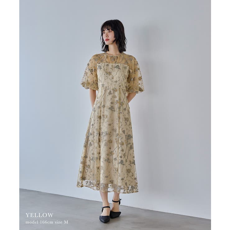 niana ニアナ フラワーエンブロイダリードレス | Fashion Letter | 詳細画像11 