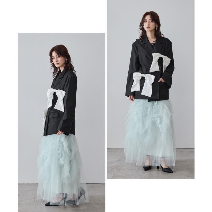 niana ニアナ ビッグリボンジャケット[品番：FT000010571]｜Fashion