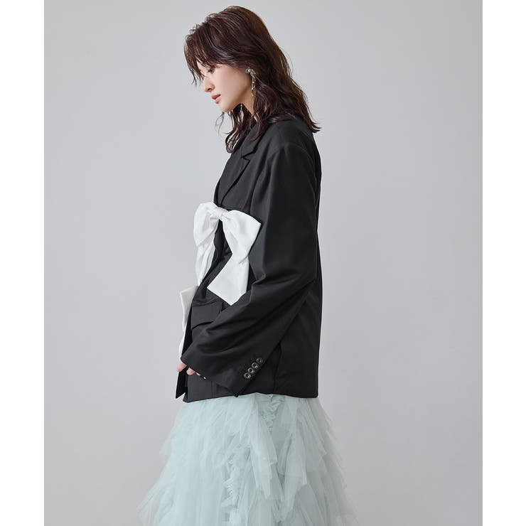 niana ニアナ ビッグリボンジャケット[品番：FT000010571]｜Fashion