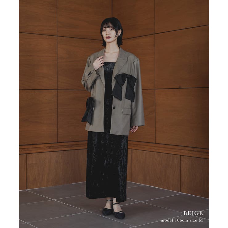 niana ニアナ ビッグリボンジャケット[品番：FT000010571]｜Fashion