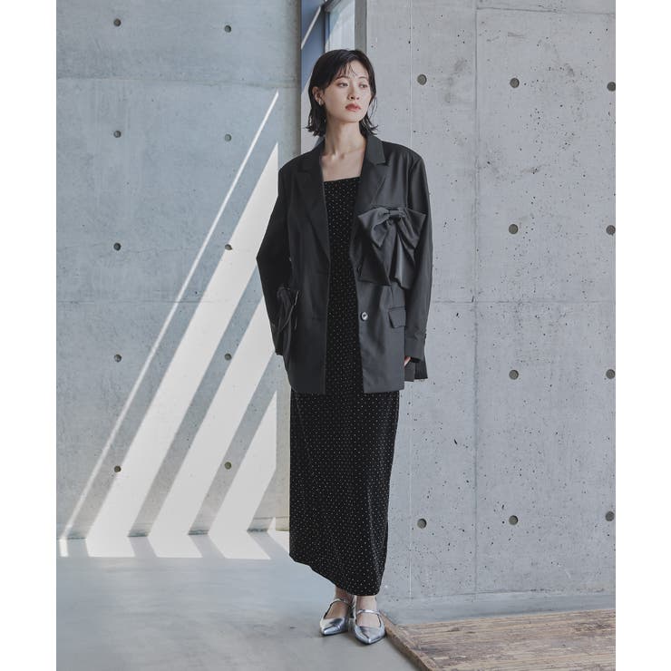 niana ニアナ ビッグリボンジャケット[品番：FT000010571]｜Fashion