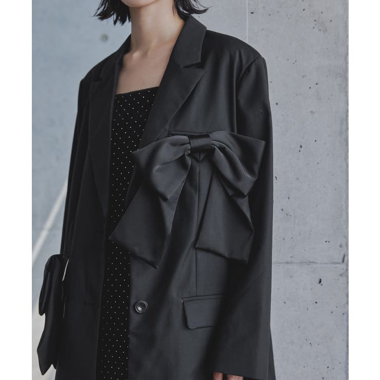 niana ニアナ ビッグリボンジャケット[品番：FT000010571]｜Fashion