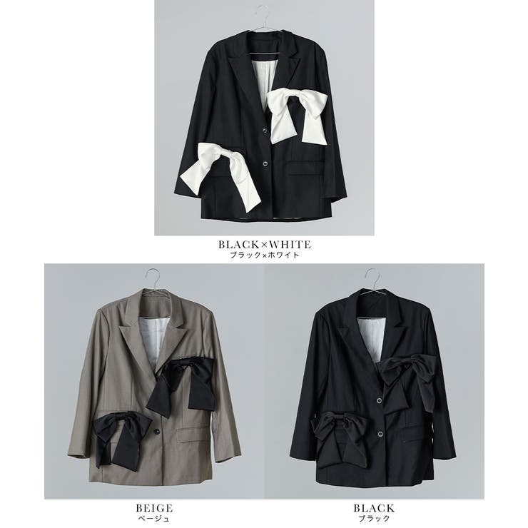 niana ニアナ ビッグリボンジャケット[品番：FT000010571]｜Fashion
