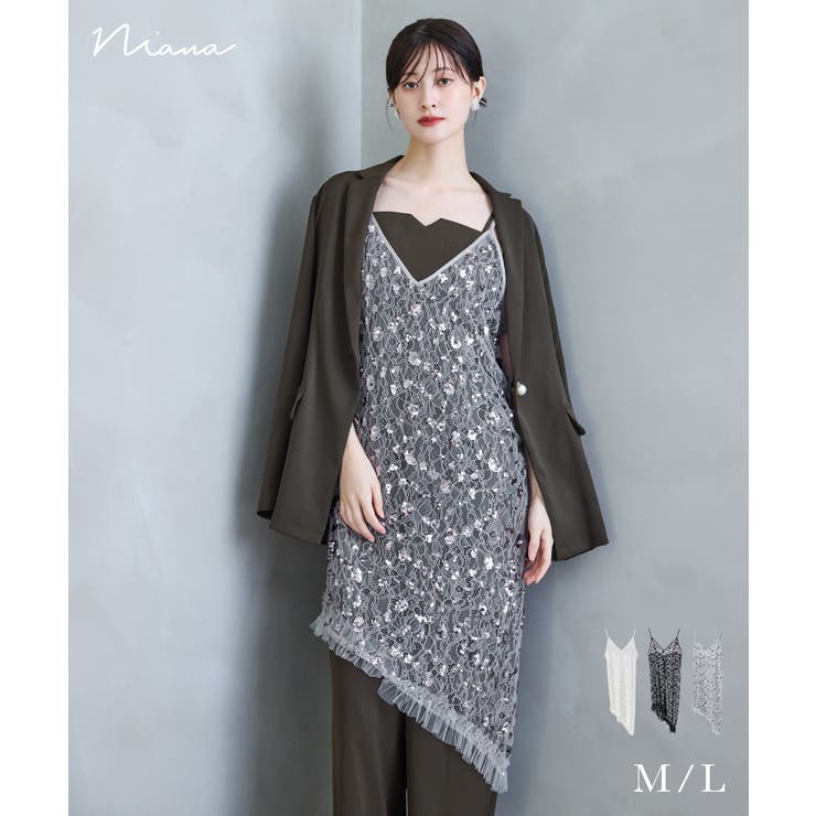 niana ニアナ フラワースパングルキャミドレス | Fashion Letter | 詳細画像1 