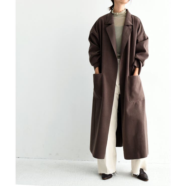 ダブルフェイスbigロングコート アウター コート 品番 Ft Fashion Letter ファッションレター のレディースファッション通販 Shoplist ショップリスト