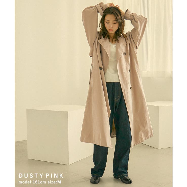 21春新作 ノーカラービッグトレンチコート スプリングコート 品番 Ft Fashion Letter ファッションレター の レディースファッション通販 Shoplist ショップリスト