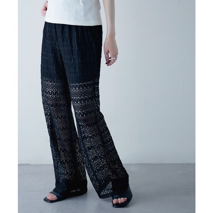 Etoll エトル レースワイドパンツ 品番 Ft Fashion Letter ファッションレター のレディースファッション通販 毎日送料無料 Shoplist ショップリスト