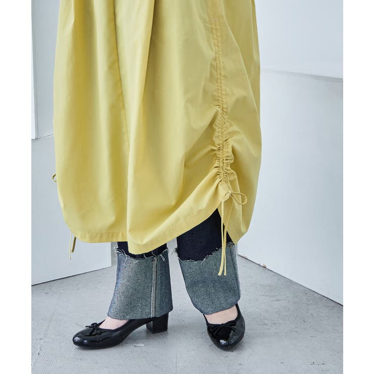 サイドシャーリング ノースリーブワンピース ワンピース | Fashion Letter | 詳細画像10 