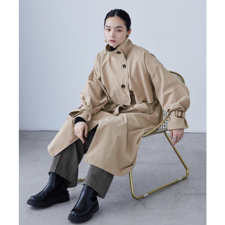 the letters トレンチコート 22aw THE LETTERS ショートトレンチコート - メルカリ