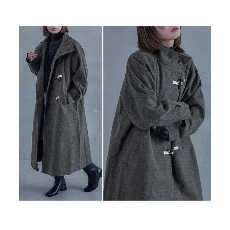 ジャケット・アウター VOAAOV 20aw tumbler tweed long coat VOAAOV 20aw tumbler tweed long coat