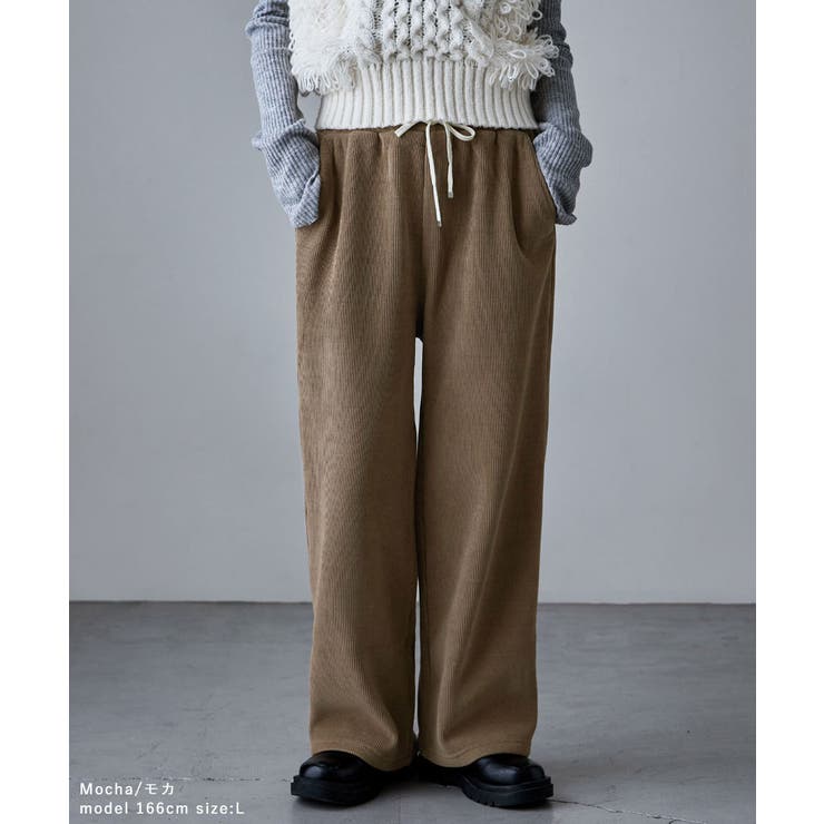 etoll エトル 裏起毛コーデュロイウォームパンツ | Fashion Letter | 詳細画像14 