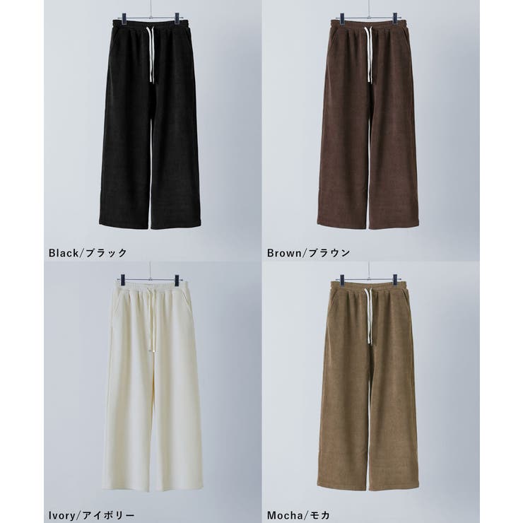 etoll エトル 裏起毛コーデュロイウォームパンツ | Fashion Letter | 詳細画像18 