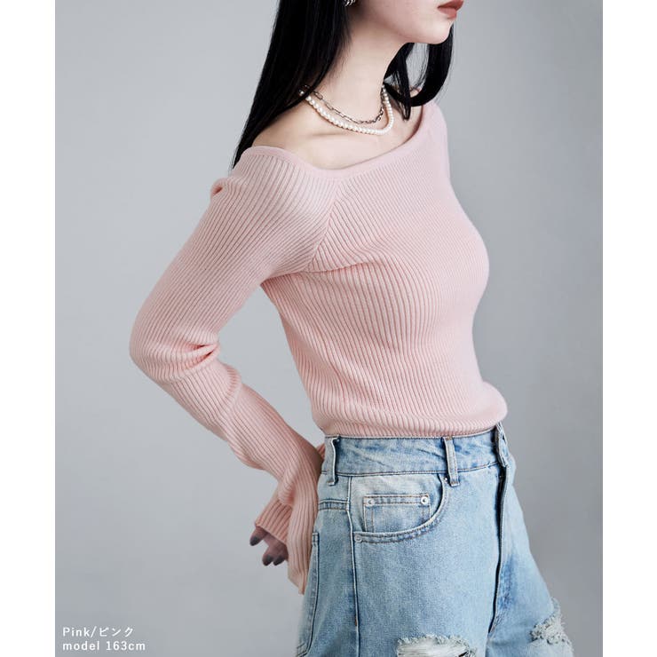 etoll エトル ボートネックリブニット | Fashion Letter | 詳細画像16 