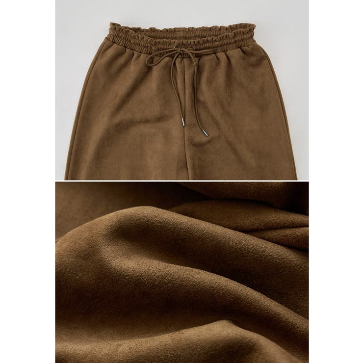 etoll エトル スエードライクワイドイージーパンツ | Fashion Letter | 詳細画像20 