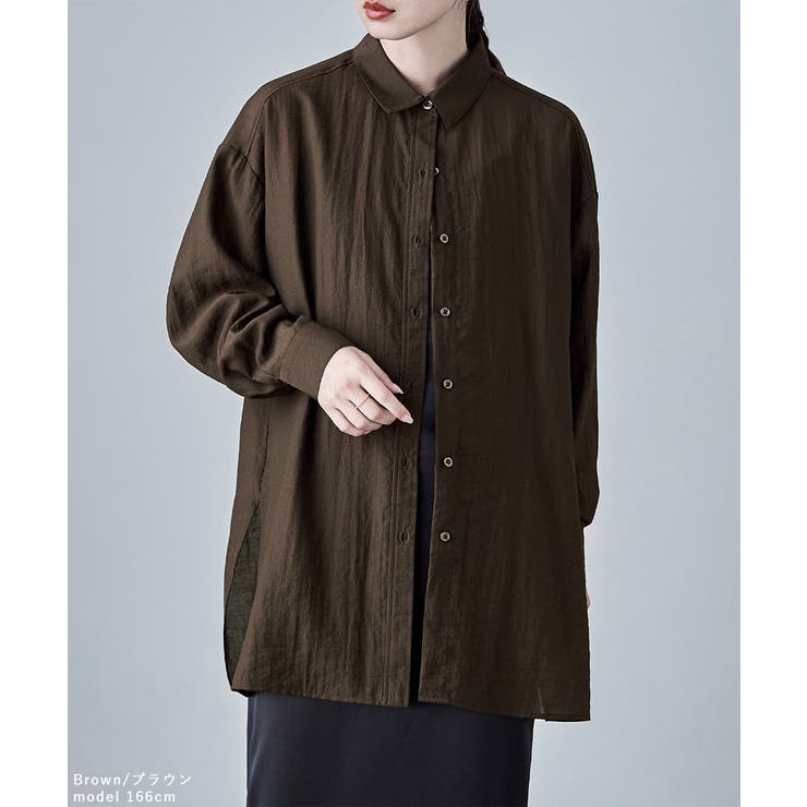 etoll エトル ワッシャーシアーオーバーシャツ | Fashion Letter | 詳細画像5 