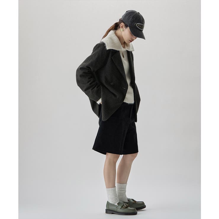 etoll エトル 裏起毛コーデュロイハーフパンツ | Fashion Letter | 詳細画像7 