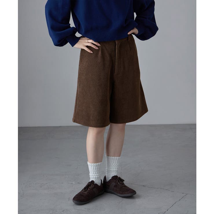 etoll エトル 裏起毛コーデュロイハーフパンツ | Fashion Letter | 詳細画像12 