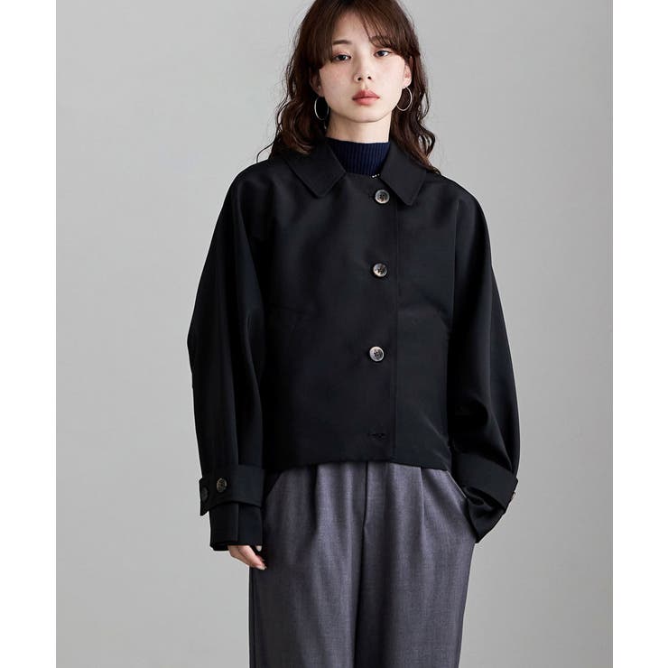 etoll エトル ステンカラードルマンショートトレンチコート | Fashion Letter | 詳細画像6 