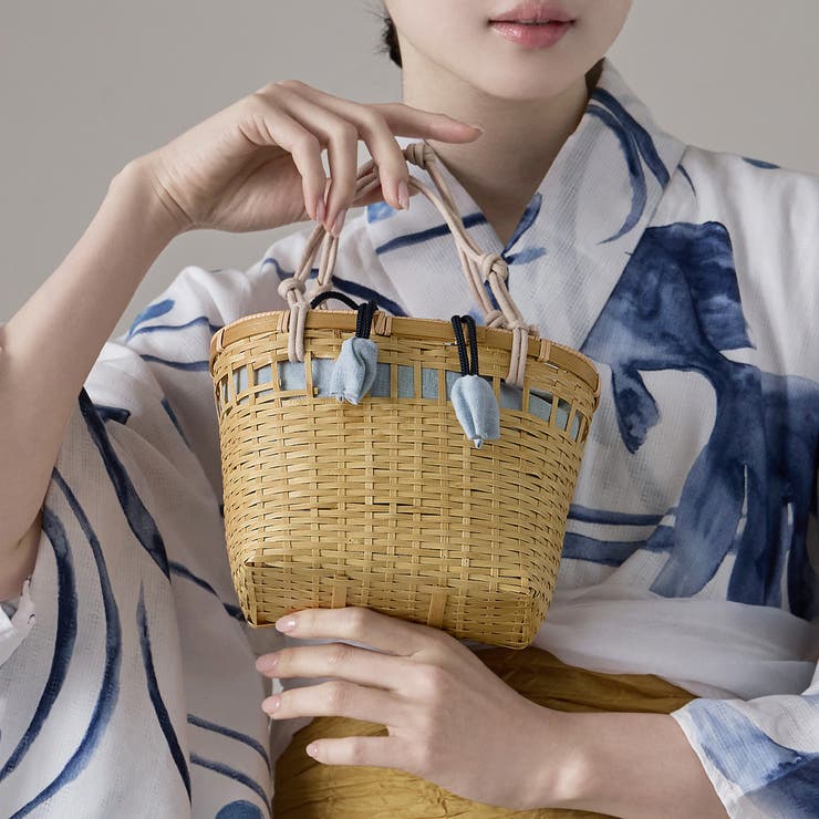 asaka アサカ 巾着付きかごバッグ | Fashion Letter | 詳細画像12 