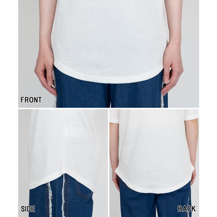 aity アイティ 2×2リブプチハイネック半袖Tシャツ | Fashion Letter | 詳細画像17 