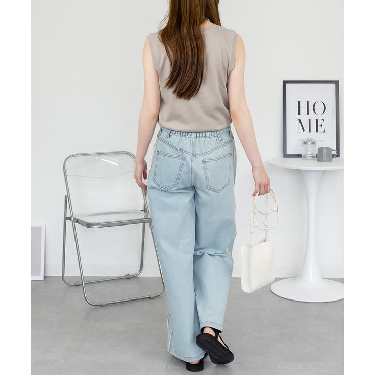 aity アイティ Vネックノースリーブトップス | Fashion Letter | 詳細画像11 
