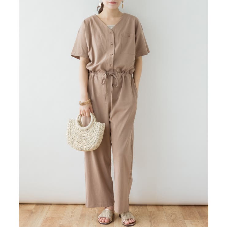 ココア | aity アイティ Vネック | Fashion Letter