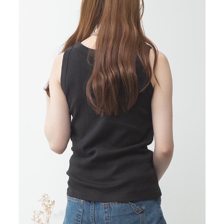 aity アイティ ランダムリブタンクトップ | Fashion Letter | 詳細画像5 