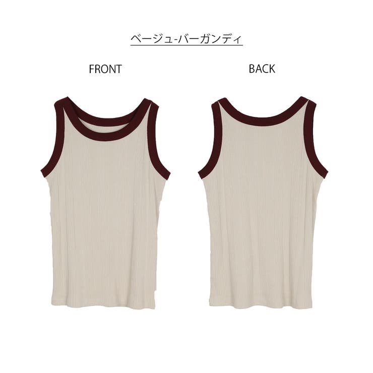 aity アイティ ランダムリブタンクトップ | Fashion Letter | 詳細画像18 