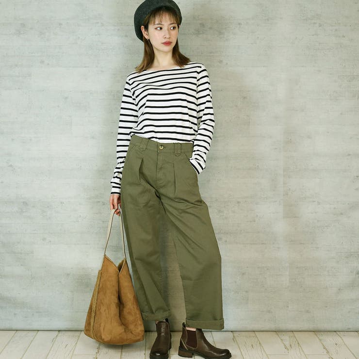 aity アイティ ツイルタックワイドパンツ | Fashion Letter | 詳細画像15 