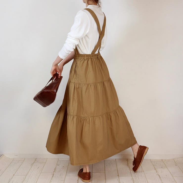 aity アイティ 2wayサロペットティアードマキシスカート | Fashion Letter | 詳細画像14 