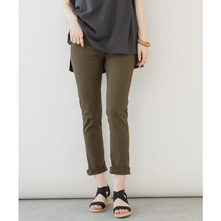 aity アイティ 紐付きウエストゴムツイルパンツ | Fashion Letter | 詳細画像6 