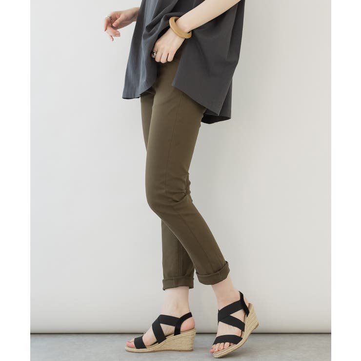 aity アイティ 紐付きウエストゴムツイルパンツ | Fashion Letter | 詳細画像7 