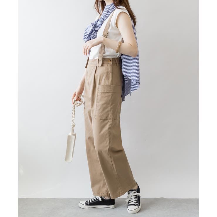 aity アイティ サイドビックポケットサロペットパンツ | Fashion Letter | 詳細画像4 