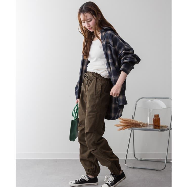 aity アイティ リラックスワイドパラシュートパンツ | Fashion Letter | 詳細画像14 