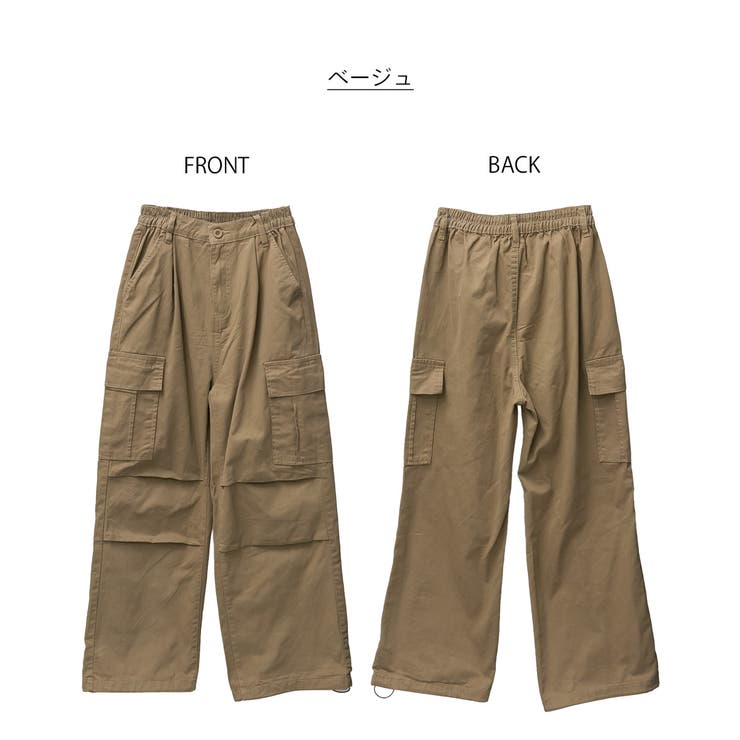 aity アイティ ツイルワイドカーゴパンツ | Fashion Letter | 詳細画像19 