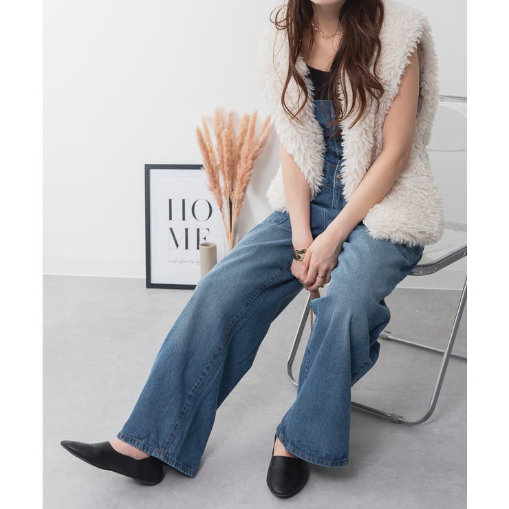 aity アイティ デニムサロペットワイドパンツ | Fashion Letter | 詳細画像2 