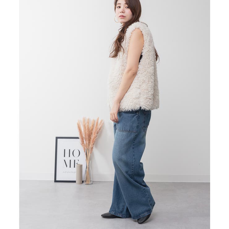 aity アイティ デニムサロペットワイドパンツ | Fashion Letter | 詳細画像4 