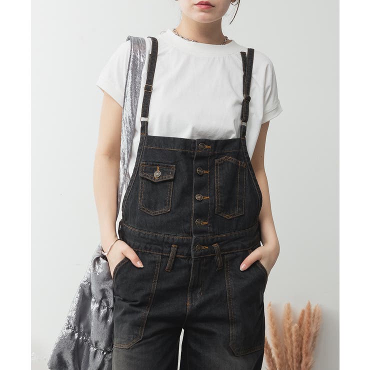 aity アイティ デニムサロペットワイドパンツ | Fashion Letter | 詳細画像9 