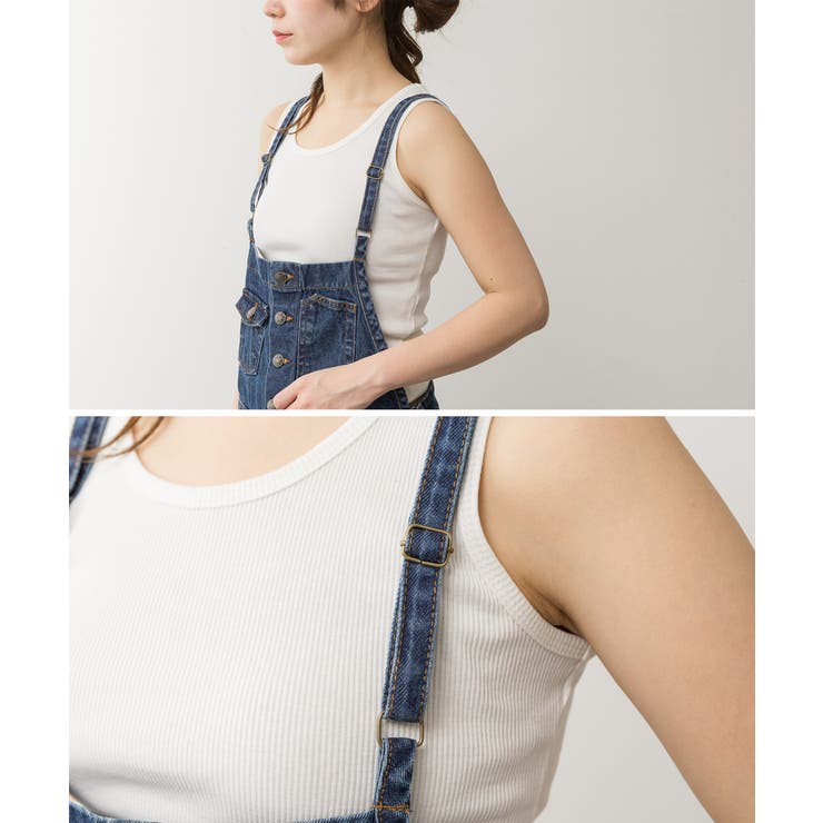 aity アイティ デニムサロペットワイドパンツ | Fashion Letter | 詳細画像18 