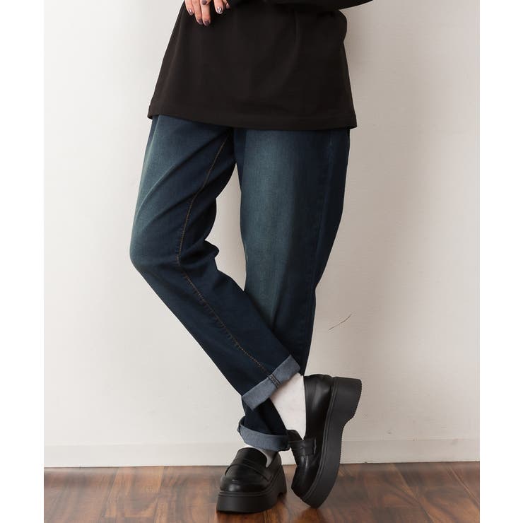 ネイビー | aity アイティ ウエストゴム | Fashion Letter