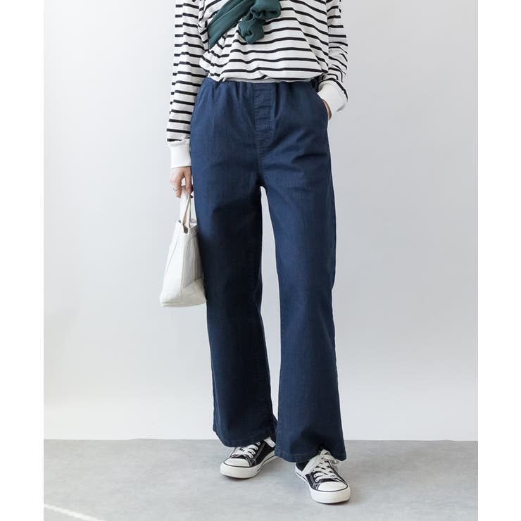 ワンウォッシュネイビー | aity アイティ ウエストリブ | Fashion Letter