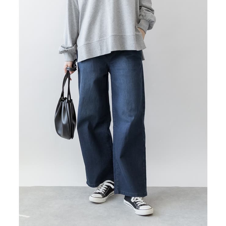 ネイビー | aity アイティ ウエストリブ | Fashion Letter