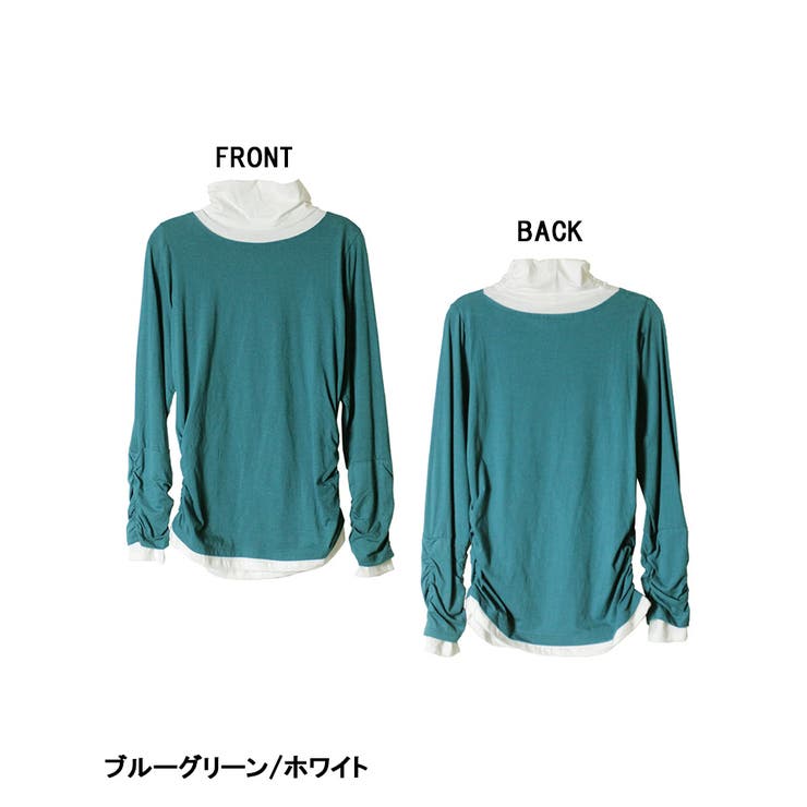 aity アイティ レイヤード風くしゅくしゅ袖カットソー | Fashion Letter | 詳細画像17 