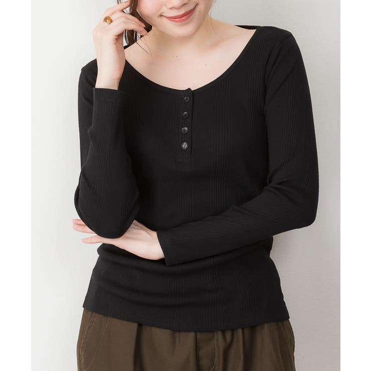 ブラック | aity アイティ ランダムリブ | Fashion Letter