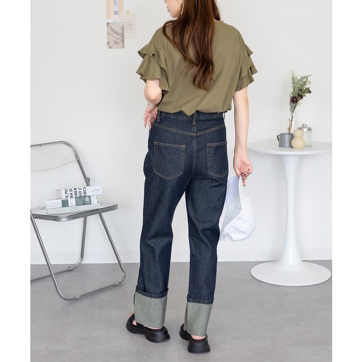 aity アイティ ティアードフリル袖Tシャツ | Fashion Letter | 詳細画像9 