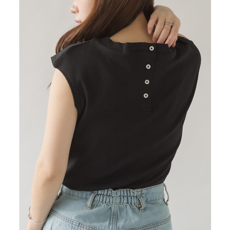 aity アイティ Vネックノースリーブ | Fashion Letter | 詳細画像4 